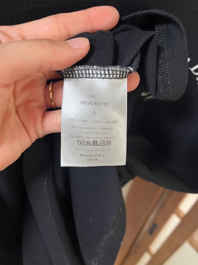 Christian Dior ATELIER ブラックTシャツ　　週末限定価格