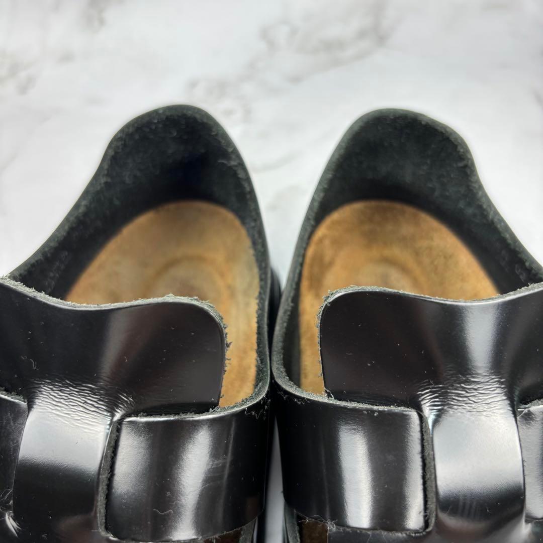 【美品】BIRKENSTOCK ロンドン ブラック サンダル 26 レザー レア