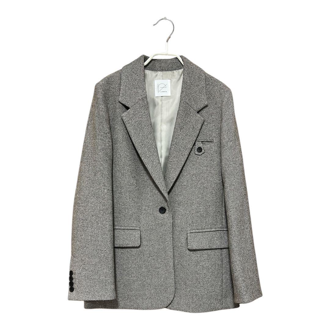 【crewre／クルーレ】ソフトツイードオーバージャケット サイズ1