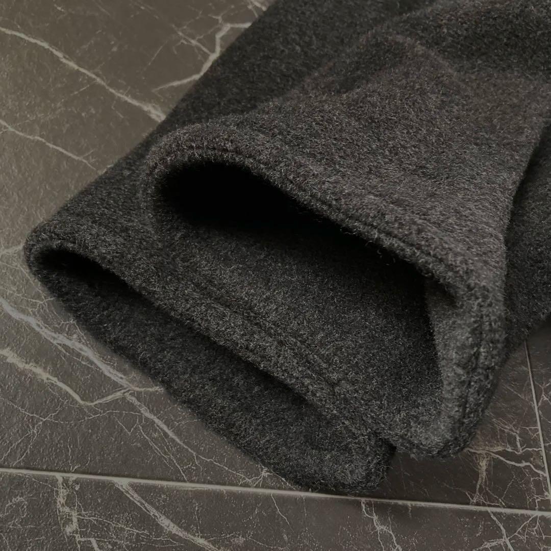 プリズマレイ　イタリア製ロングコート美品　ダークグレー　断捨離中