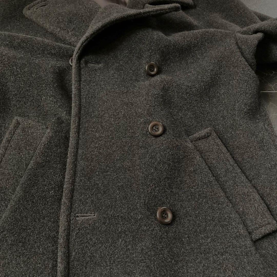 プリズマレイ　イタリア製ロングコート美品　ダークグレー　断捨離中