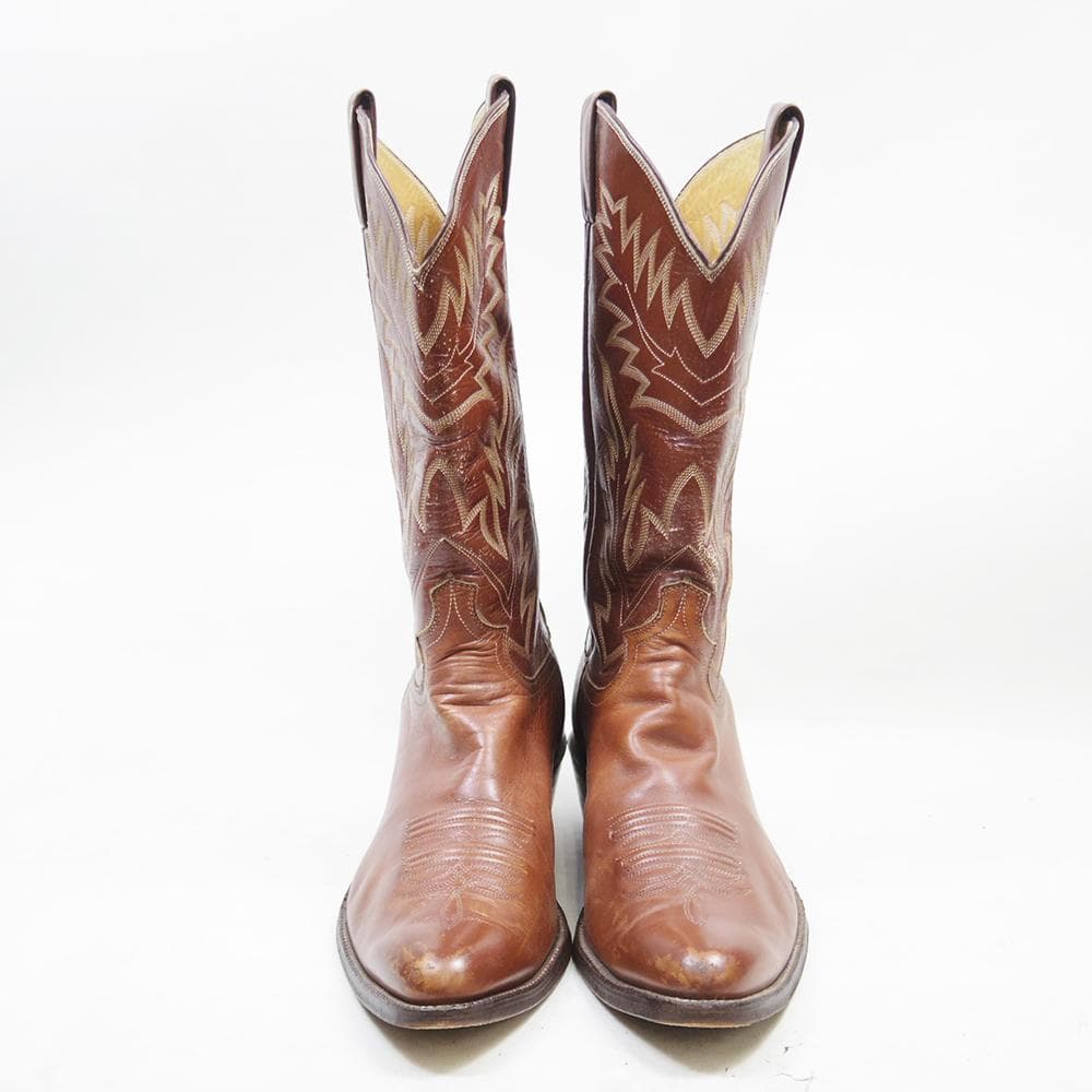 30cm Justin ウエスタンブーツ USA製 ヴィンテージ　P4176