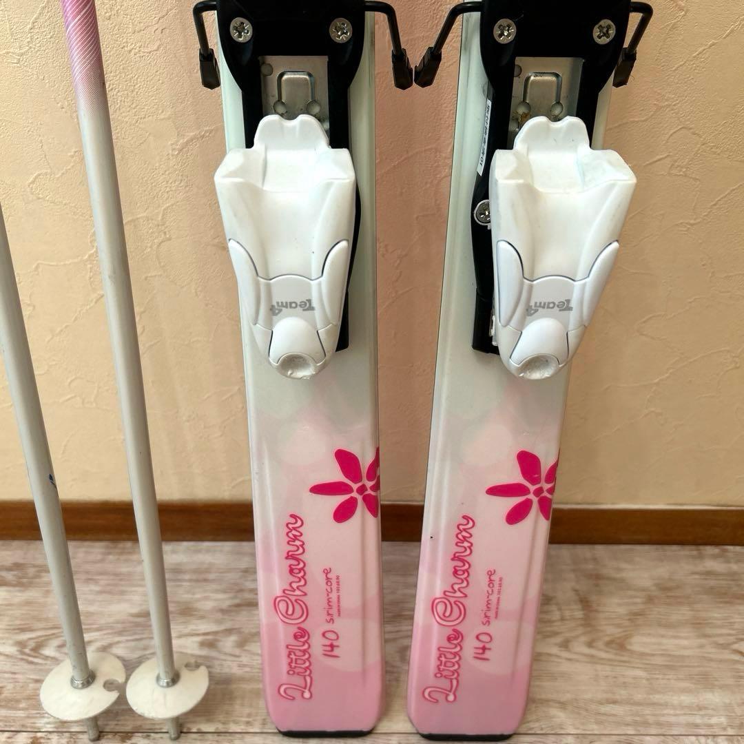 ◾️カービングスキーセット　スキー板140㎝ ブーツ23㎝　子供用　ジュニア用