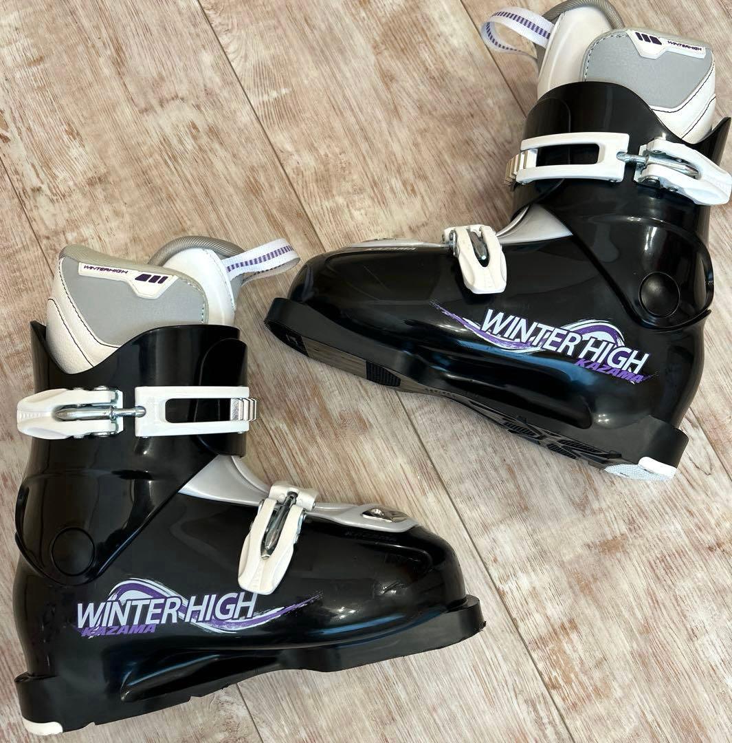 ◾️カービングスキーセット　スキー板140㎝ ブーツ23㎝　子供用　ジュニア用