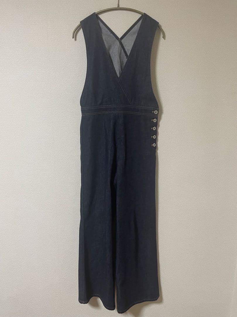 Cygne デニムサロペットsand