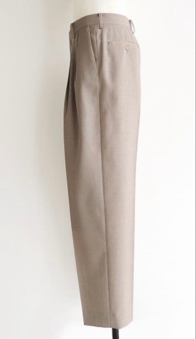 AURALEE ウォッシャブル　ウール　トロピカル スラックス　3