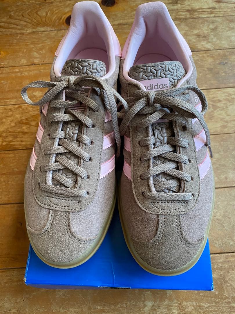 とんすけ様　adidas GAZELLE BOLD W 5 ブラウン/ピンク