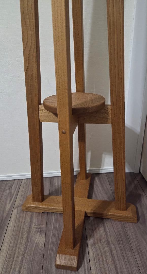 ポールハンガー　日本製　栗の木