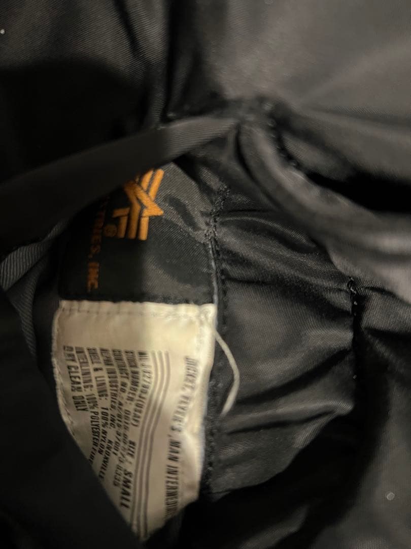 Alpha MA-1 フライトジャケット ブラック