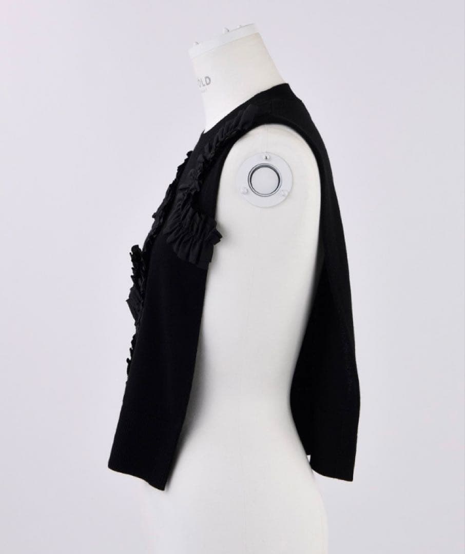 ENFOLD ニットベスト　BK