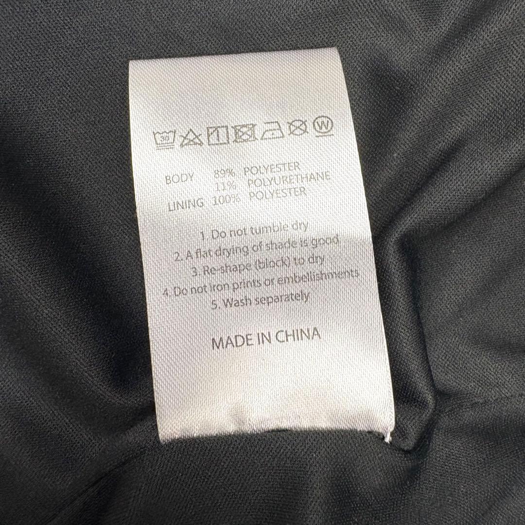 カンビオ リラックスポンチ ノーカラージャケット 上下 セットアップ 黒 M