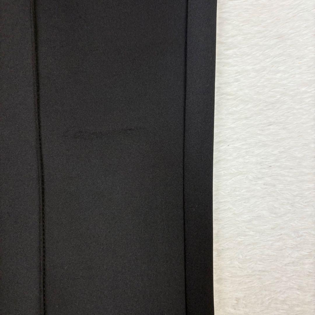 カンビオ リラックスポンチ ノーカラージャケット 上下 セットアップ 黒 M