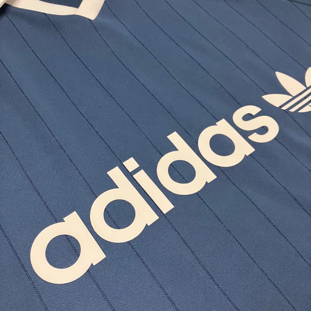 【希少】adidas Originalsピンストライプ　ジャージー　ゲームシャツ