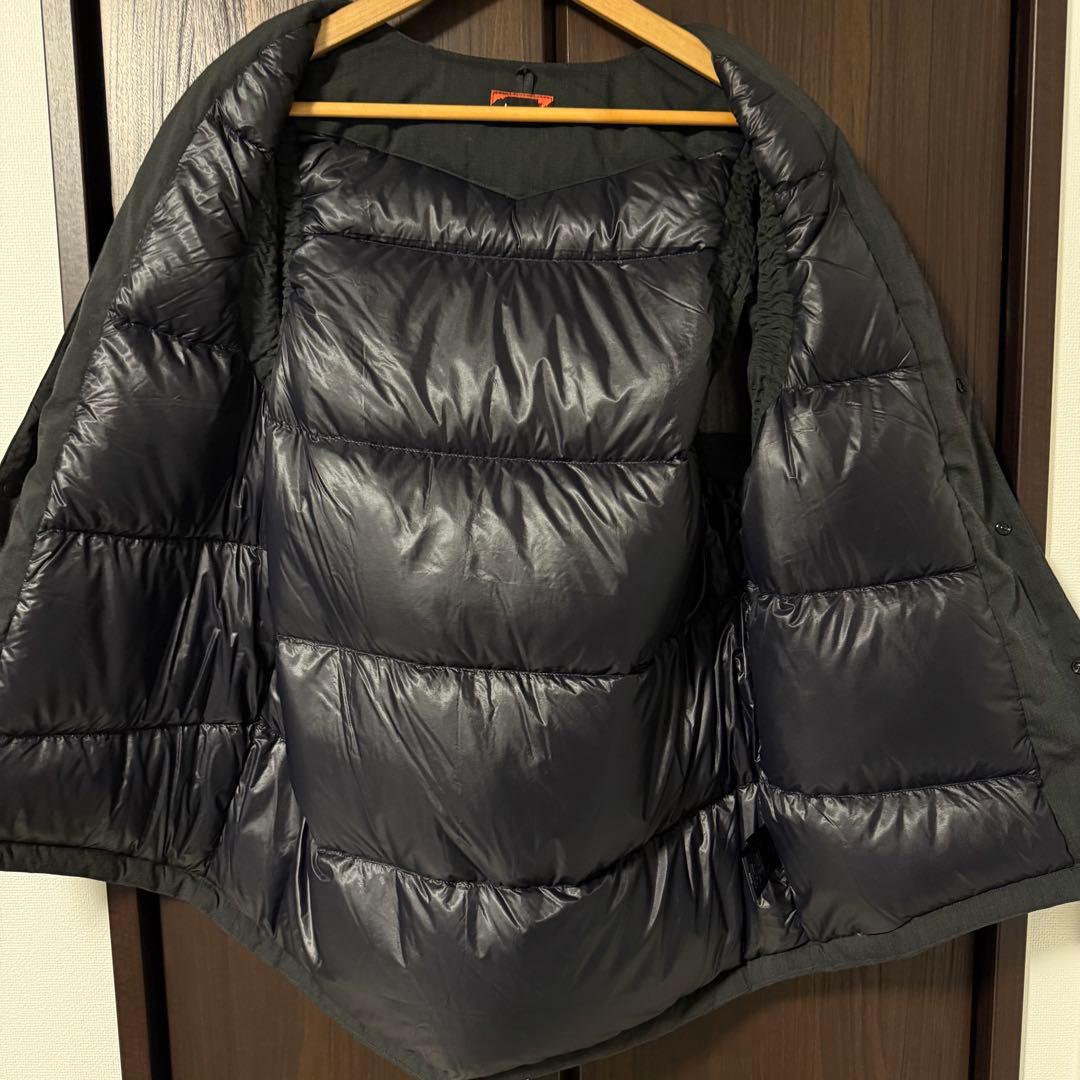 美品　NANGAナンガ　タキビリップストップ インナーダウンベスト