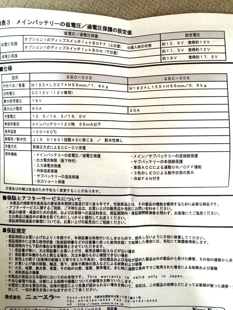 新品　ニューエラー　SBC-005
