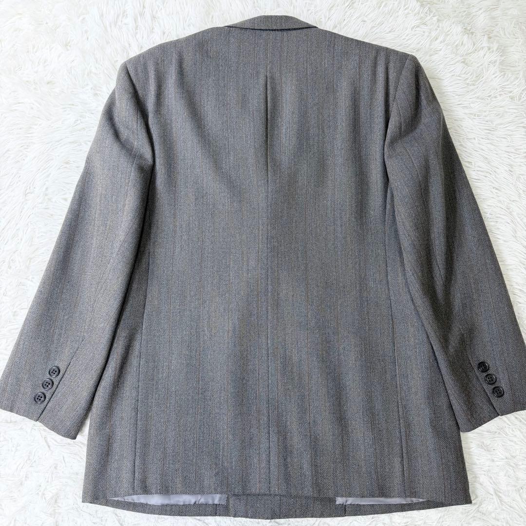 テットオム ダブルスーツ セットアップ 菅田将暉 灰 ストライプ　イタリア製