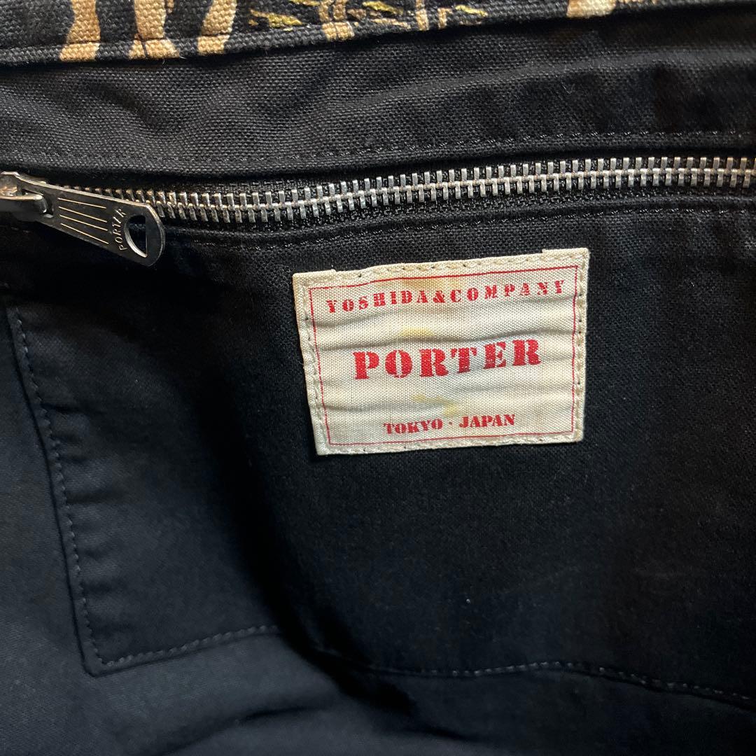 ワコマリア×ポーター　プリントショルダーバッグ