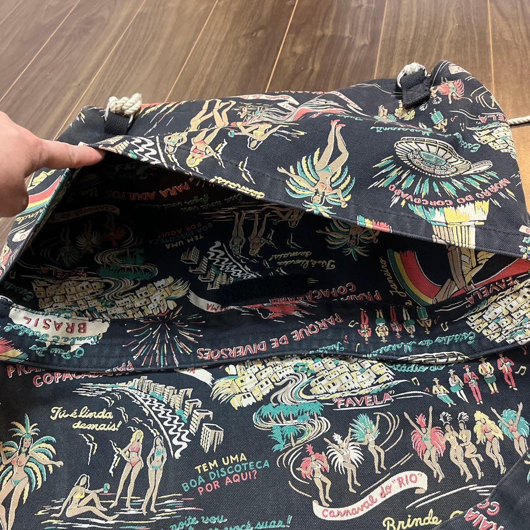 ワコマリア×ポーター　プリントショルダーバッグ