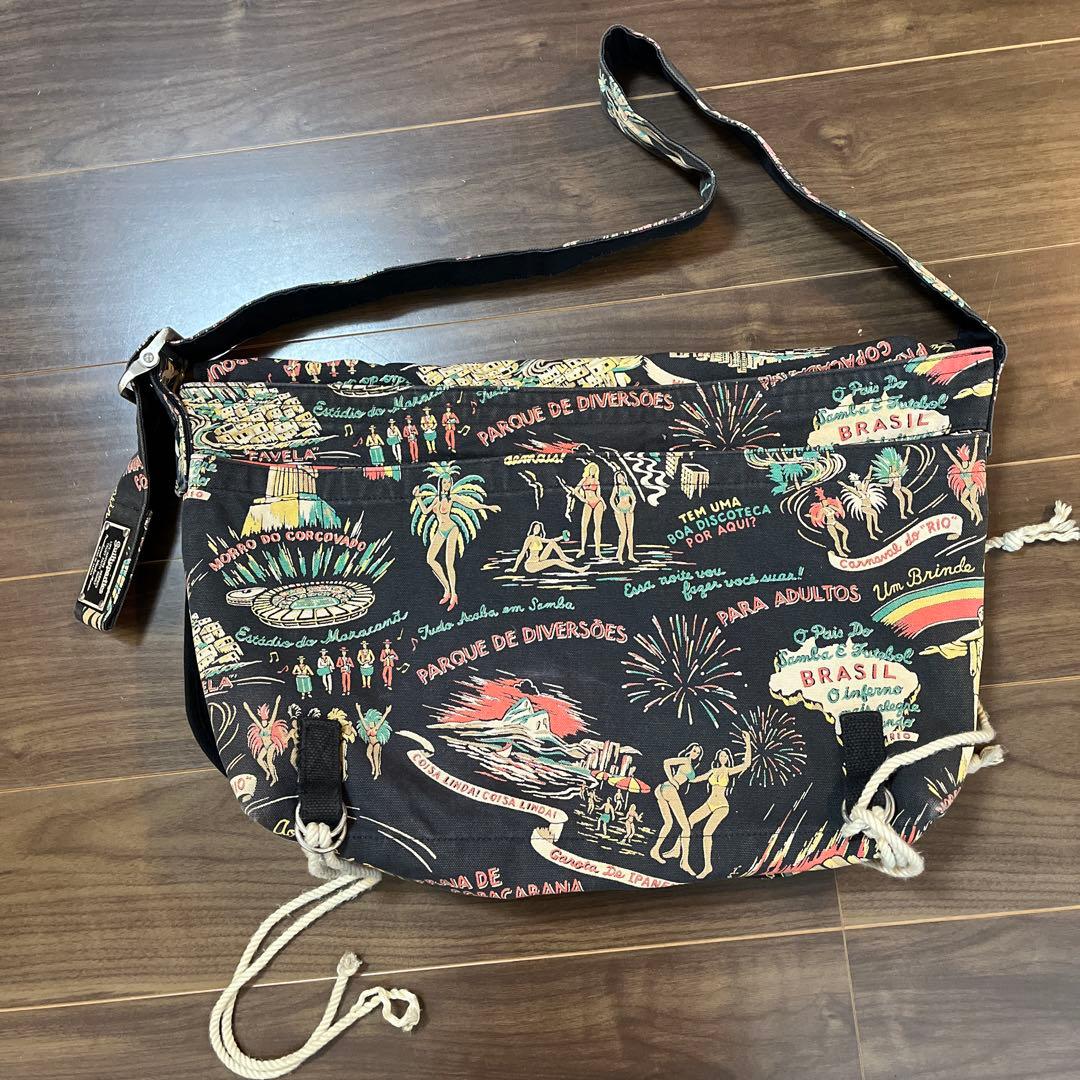 ワコマリア×ポーター　プリントショルダーバッグ