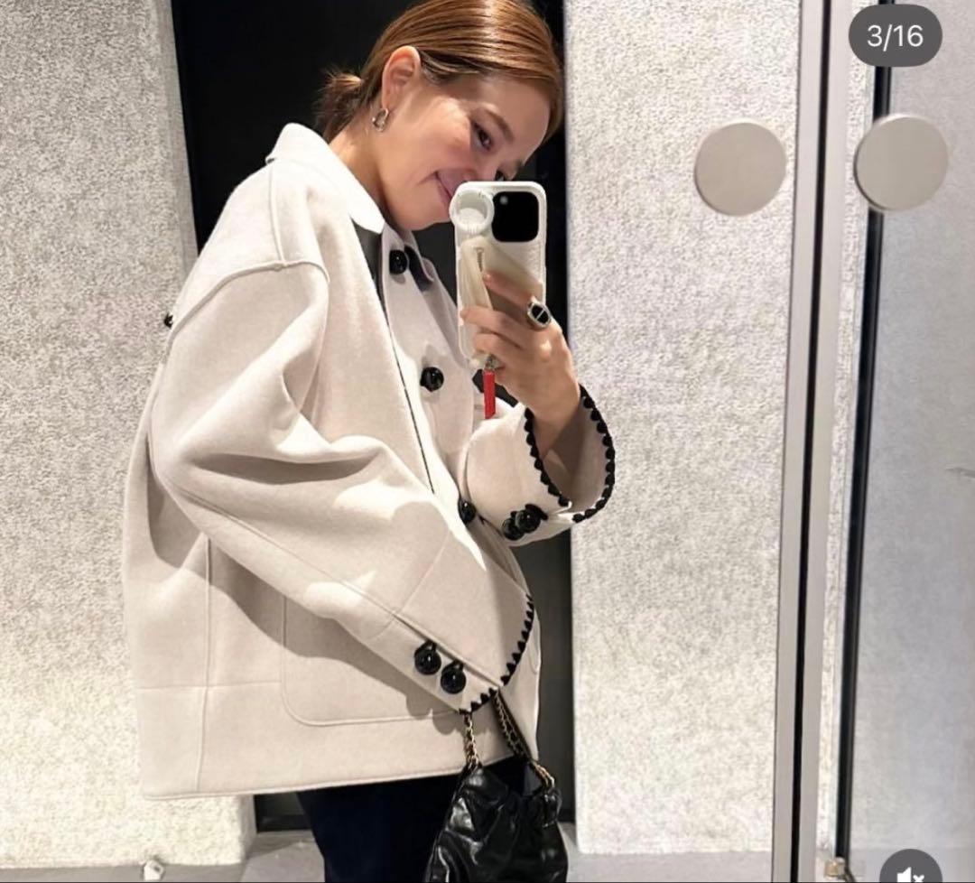 Yori ハマグリウールショートコート (2025AW新作)