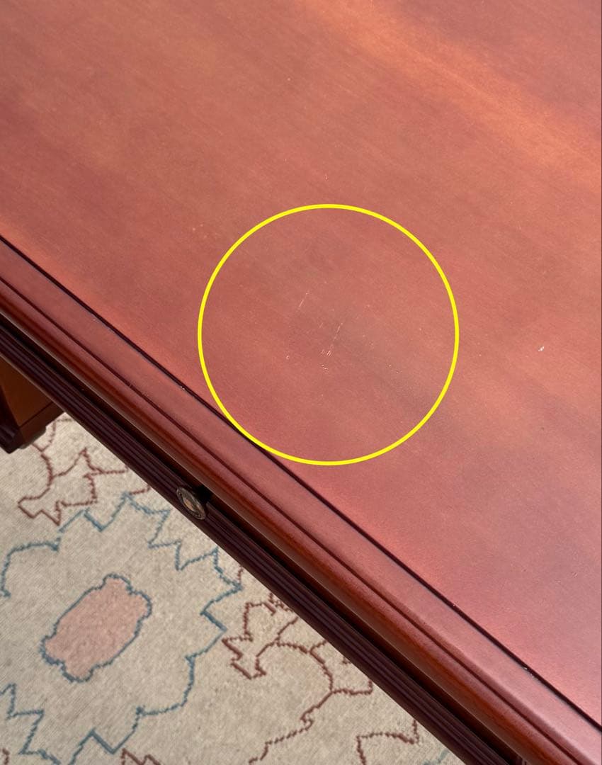 IDC大塚家具 KENT 両袖デスク 東海家具 西洋クラシック　書斎机