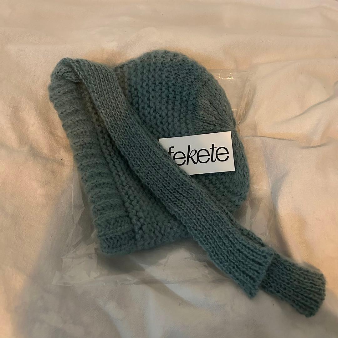 FEKETE フェケテ　リボンバラクラバ　ミント