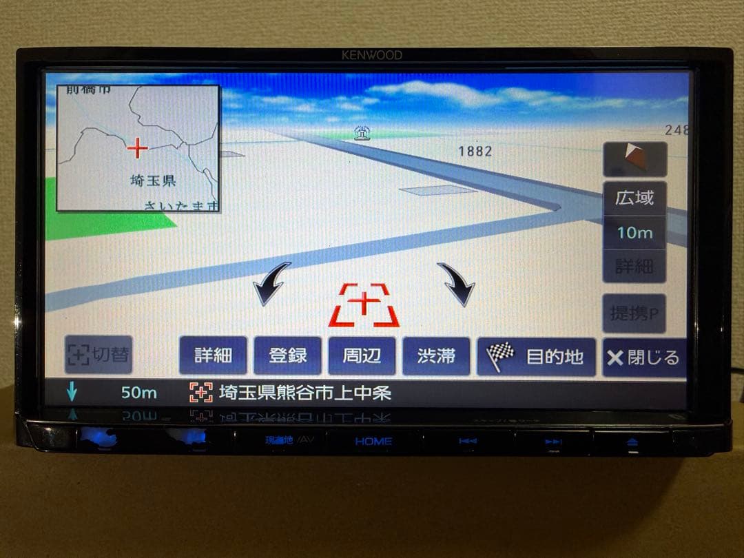 KENWOOD カーナビ タッチスクリーン MDV-L504