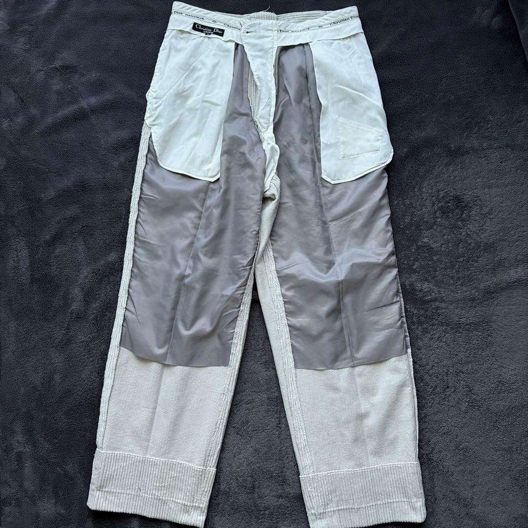 christian dior コーデュロイ パンツ w85