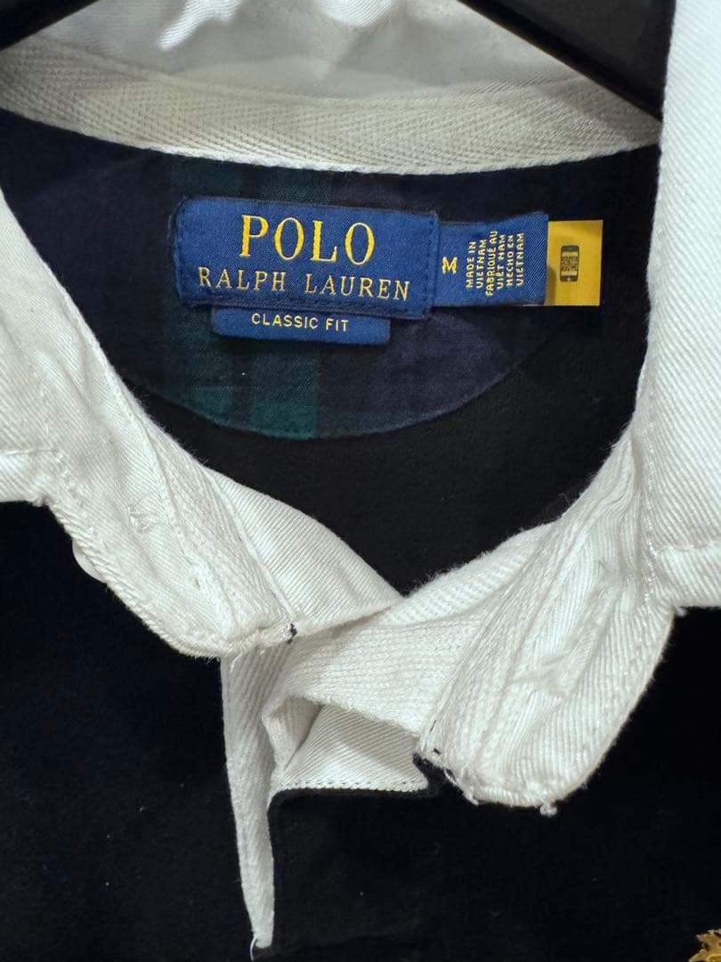 激安！ほぼ未使用　Polo Ralph Lauren ブラック長袖ポロシャツM