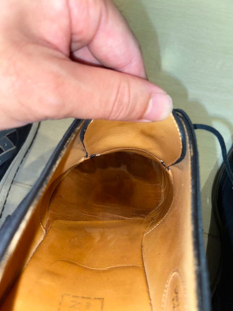 EDWARD GREEN ドーバー ブラックスエード 33ラスト　UK 6.5