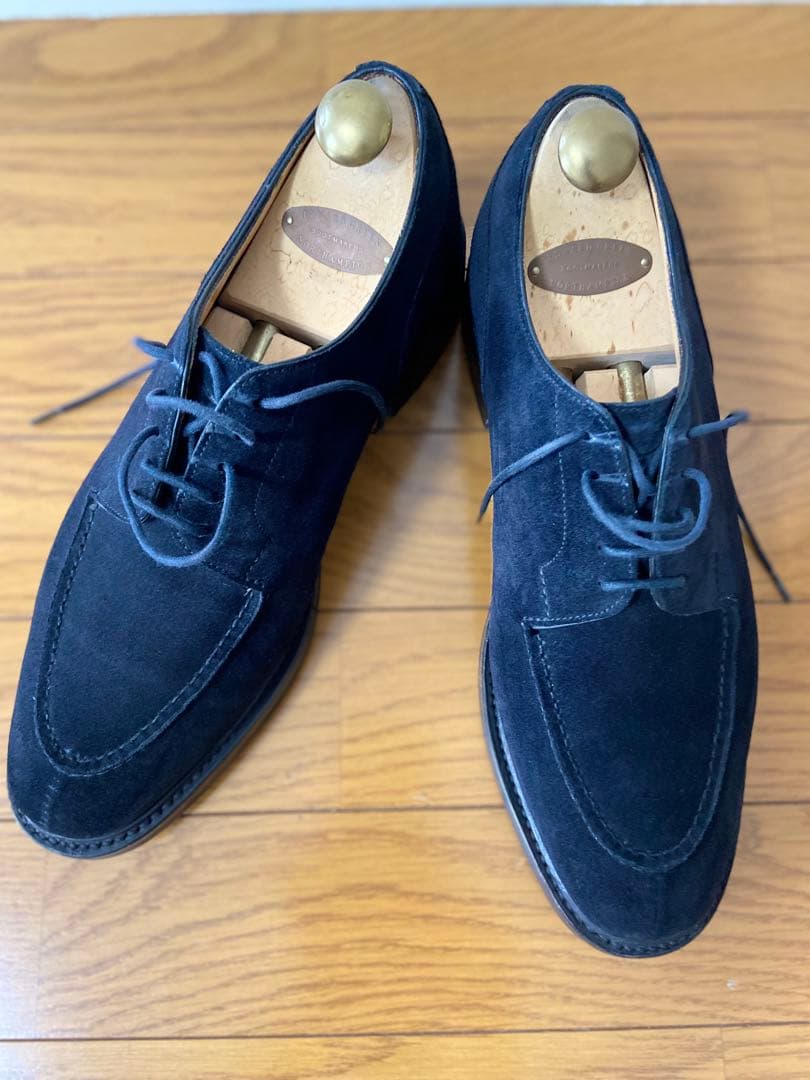 EDWARD GREEN ドーバー ブラックスエード 33ラスト　UK 6.5