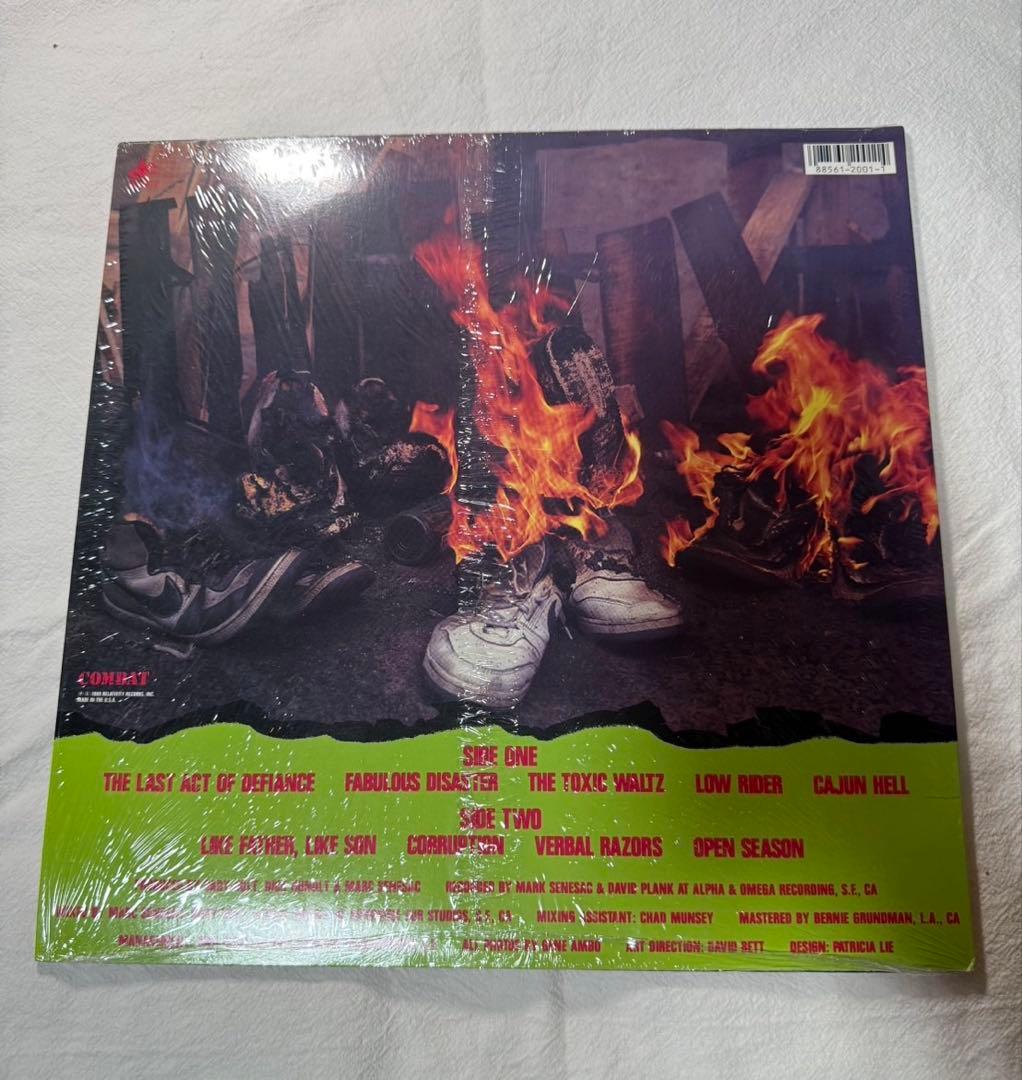 洋楽 EXODUS / FABULOUS DISASTER LP