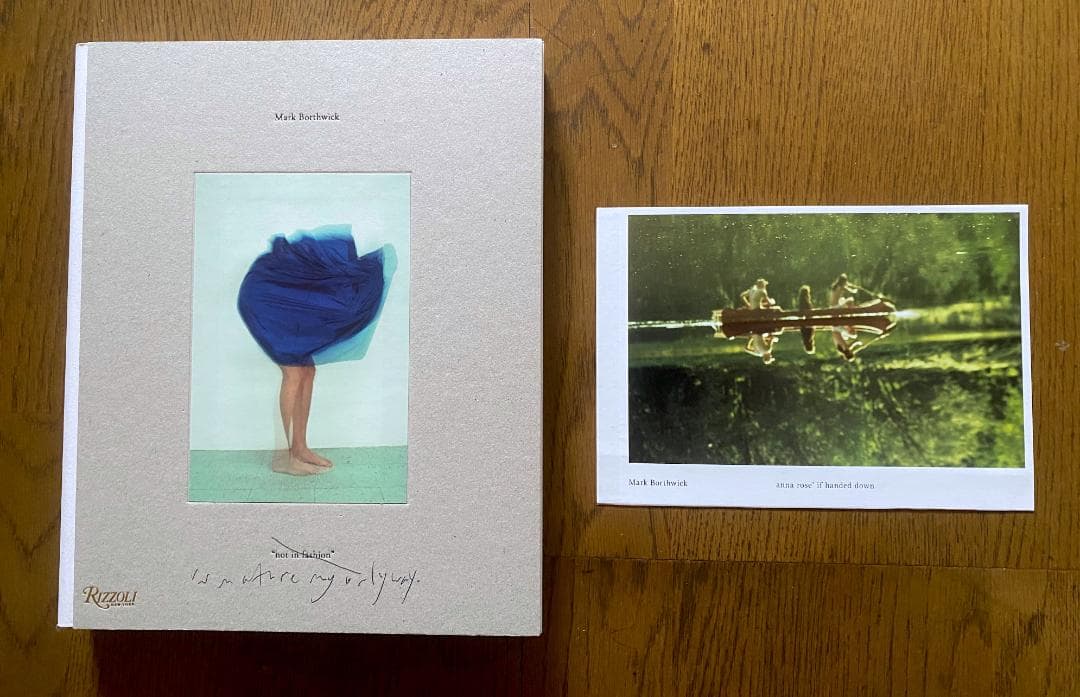 マーク・ボスウィック「 not in fashion」直筆サイン入り　カード付き