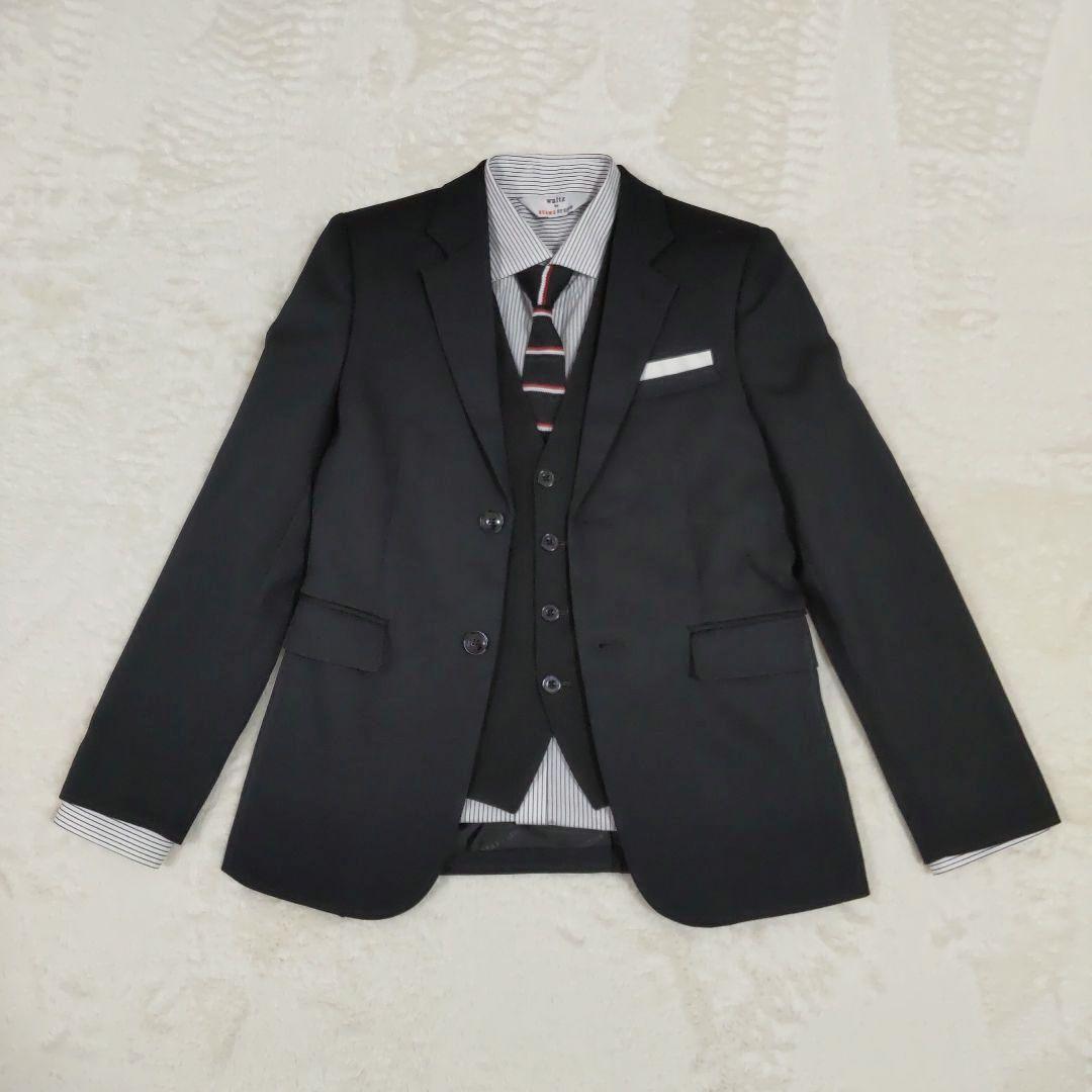 BEAMS✳️COMME CA スーツ5点セット【150/160】黒／卒業式／春