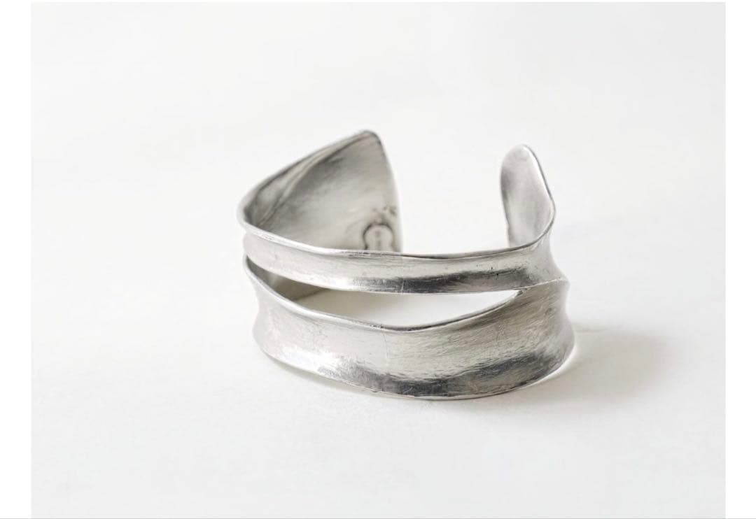 owauno オアーノダブルラインバングルシルバー