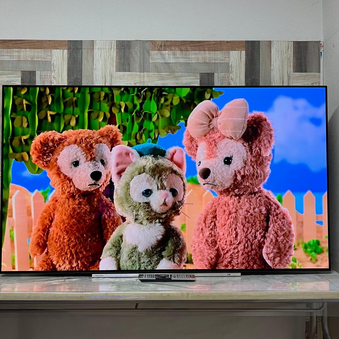 全国送料込❣️東芝レグザ65型BS/CS4K内蔵有機ELテレビネット動画多数