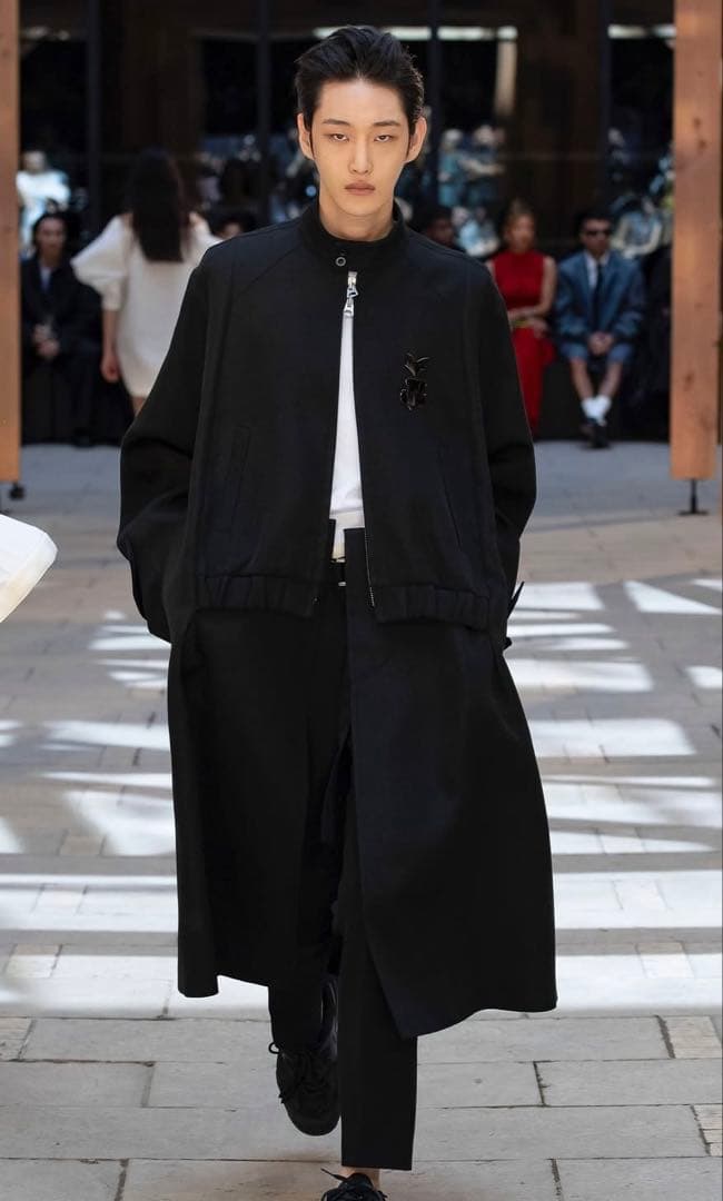 Sacai 25 SS コットン チノ ギャバジン コート