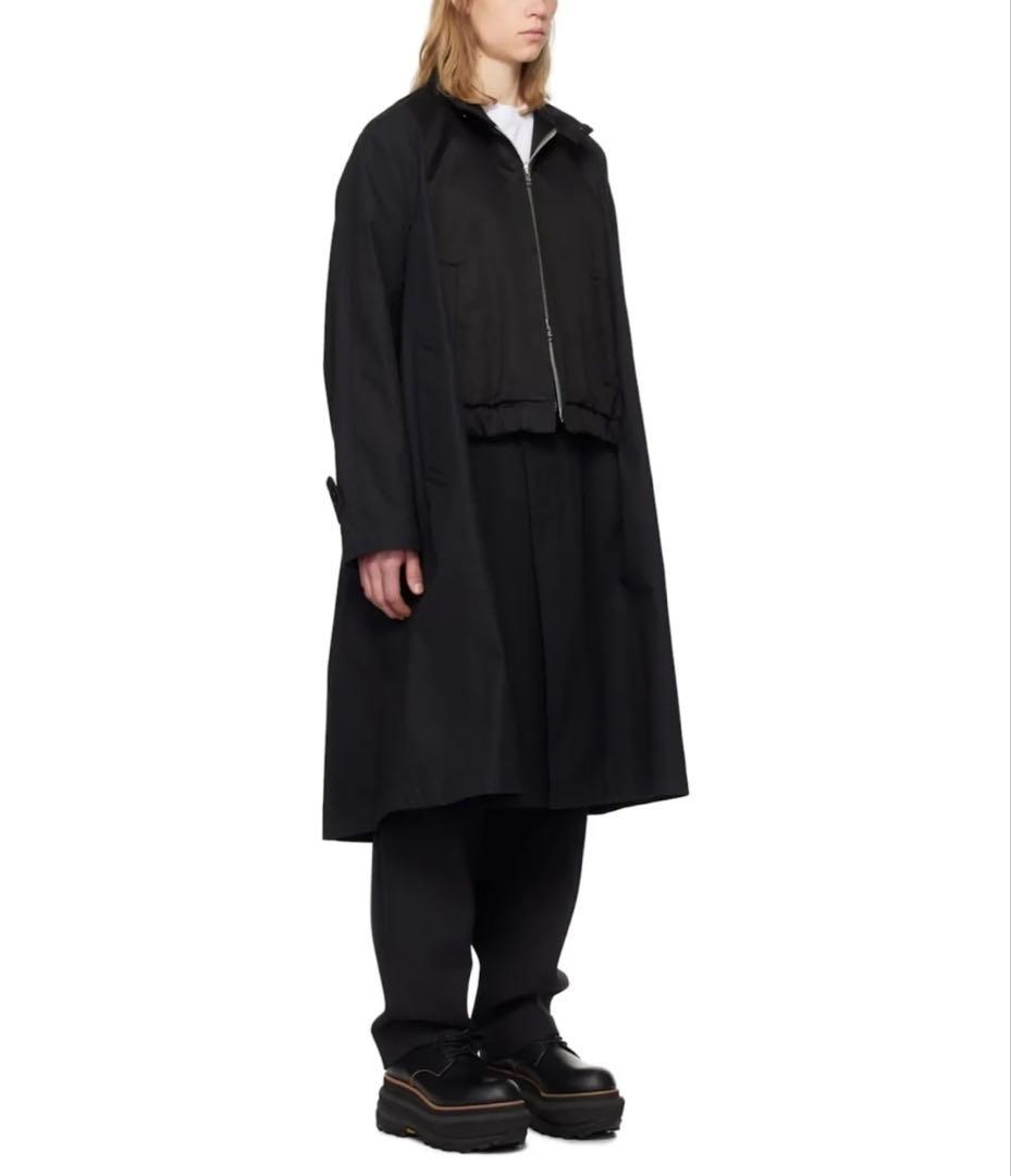 Sacai 25 SS コットン チノ ギャバジン コート