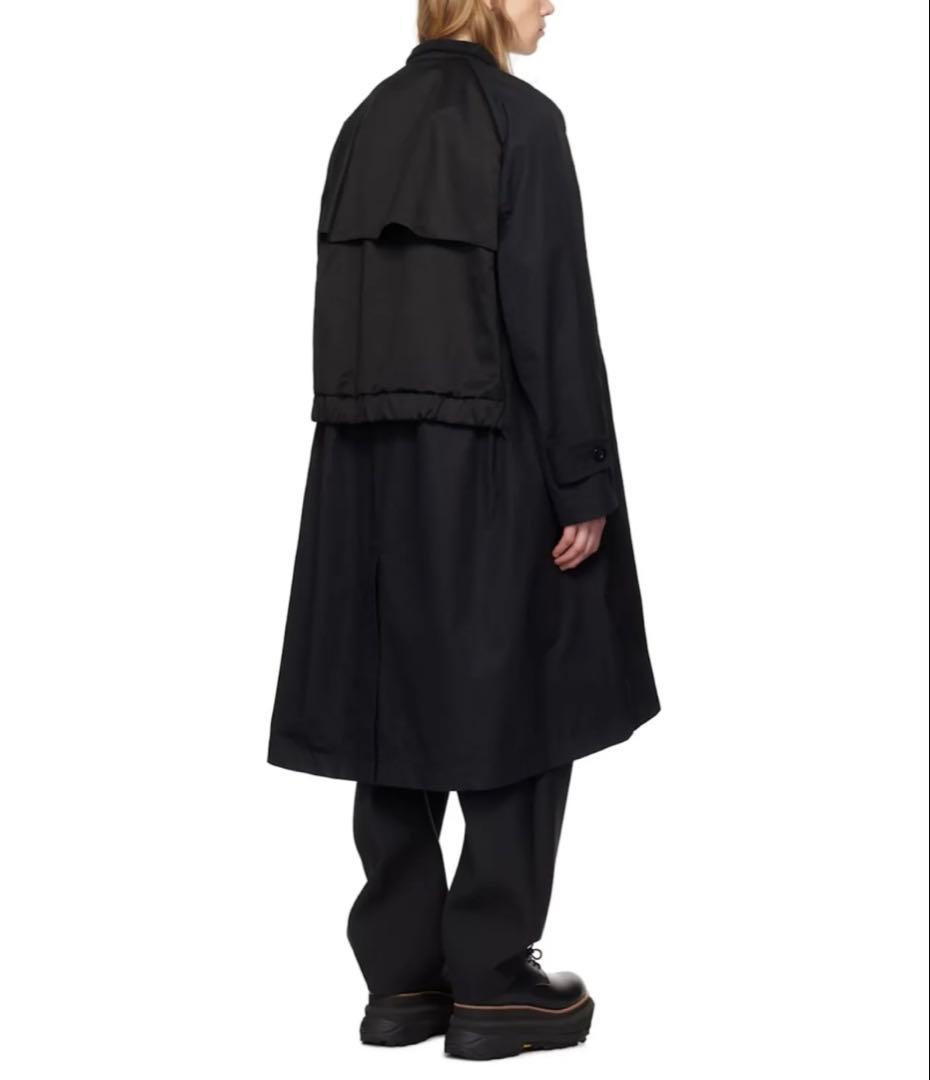 Sacai 25 SS コットン チノ ギャバジン コート