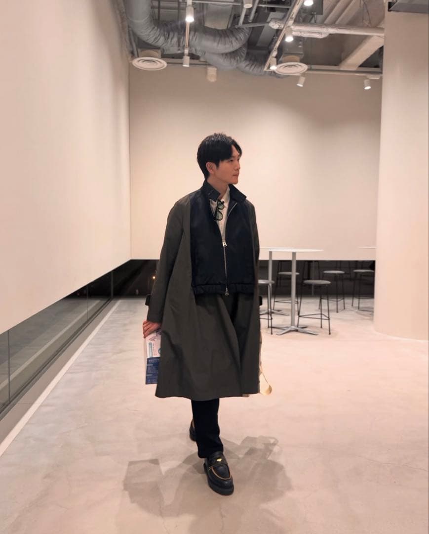 Sacai 25 SS コットン チノ ギャバジン コート