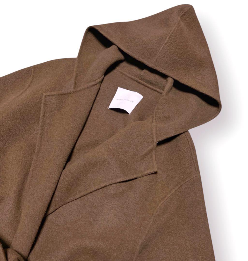 ADAM ET ROPÉ アダムエロぺ リバーコート ロング カシミア ブレンド