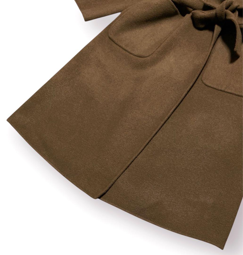 ADAM ET ROPÉ アダムエロぺ リバーコート ロング カシミア ブレンド