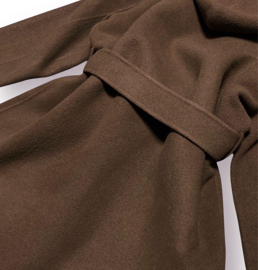 ADAM ET ROPÉ アダムエロぺ リバーコート ロング カシミア ブレンド