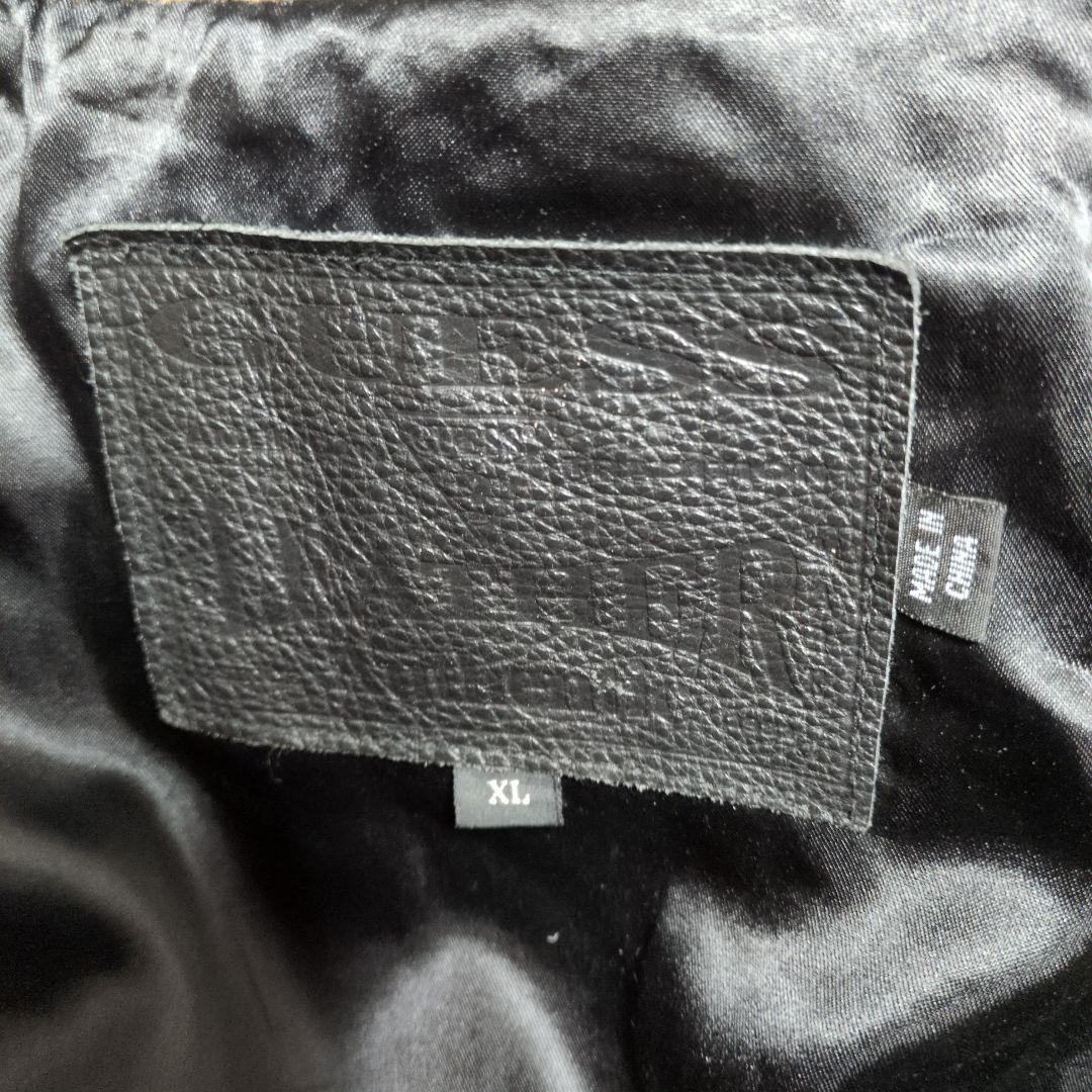 90s〜 GUESS オールレザー スタジャン ビッグサイズ