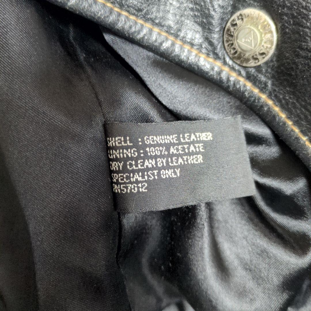 90s〜 GUESS オールレザー スタジャン ビッグサイズ