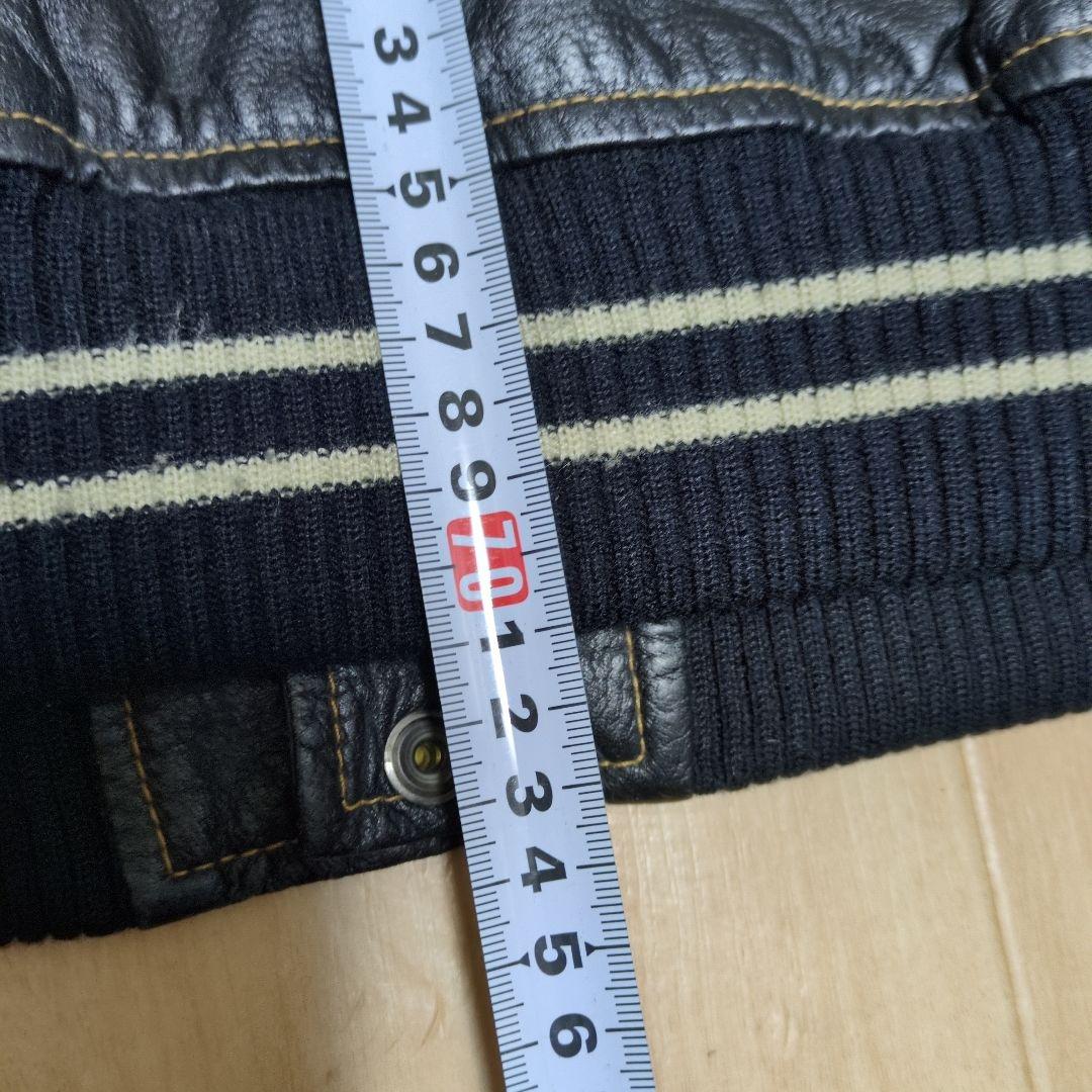 90s〜 GUESS オールレザー スタジャン ビッグサイズ