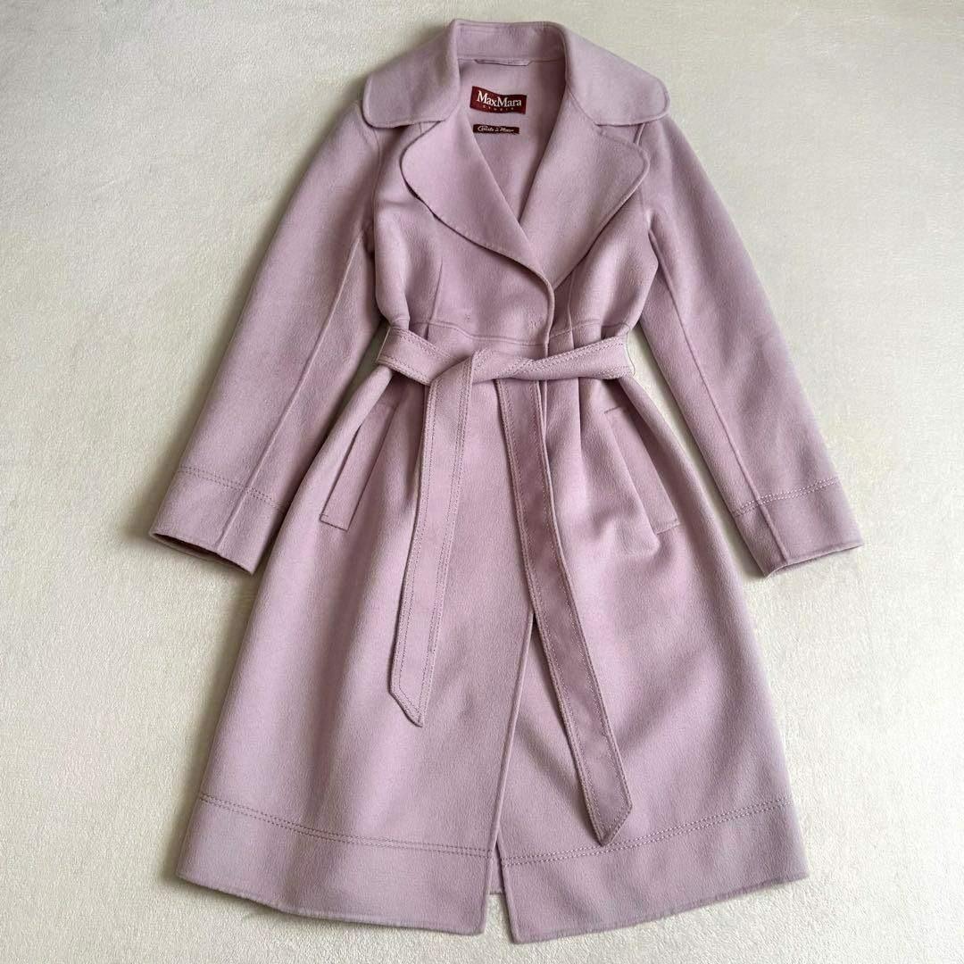 マックスマーラステュディオ クチートアマーノ ベルト付属 カシミア混