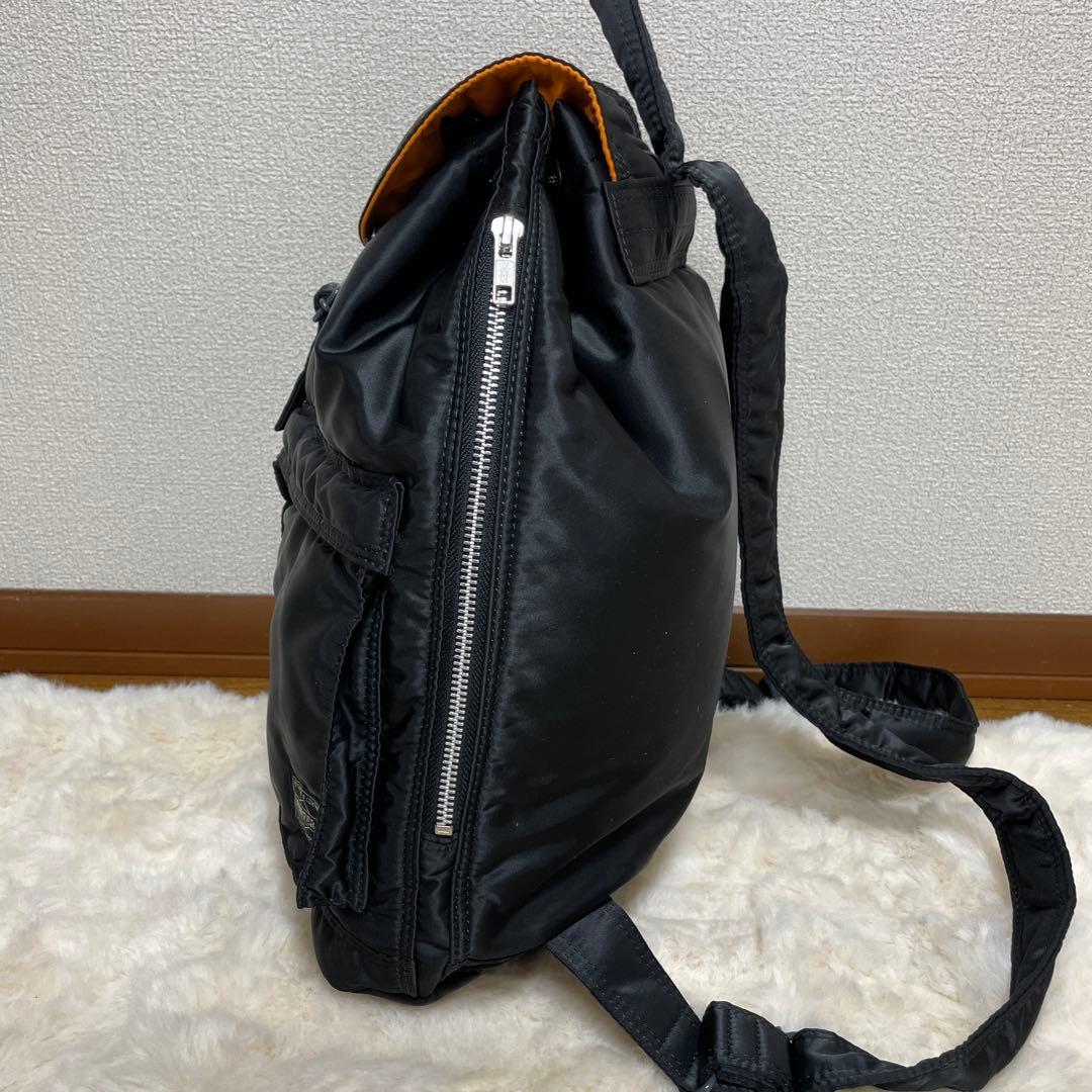 極美品　PORTER ポーター タンカー リュック 黒 ブラック ナイロン