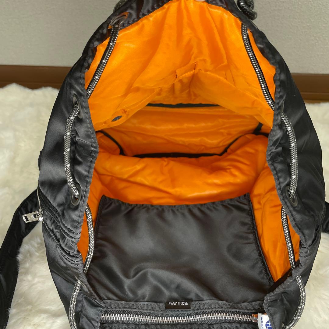 極美品　PORTER ポーター タンカー リュック 黒 ブラック ナイロン