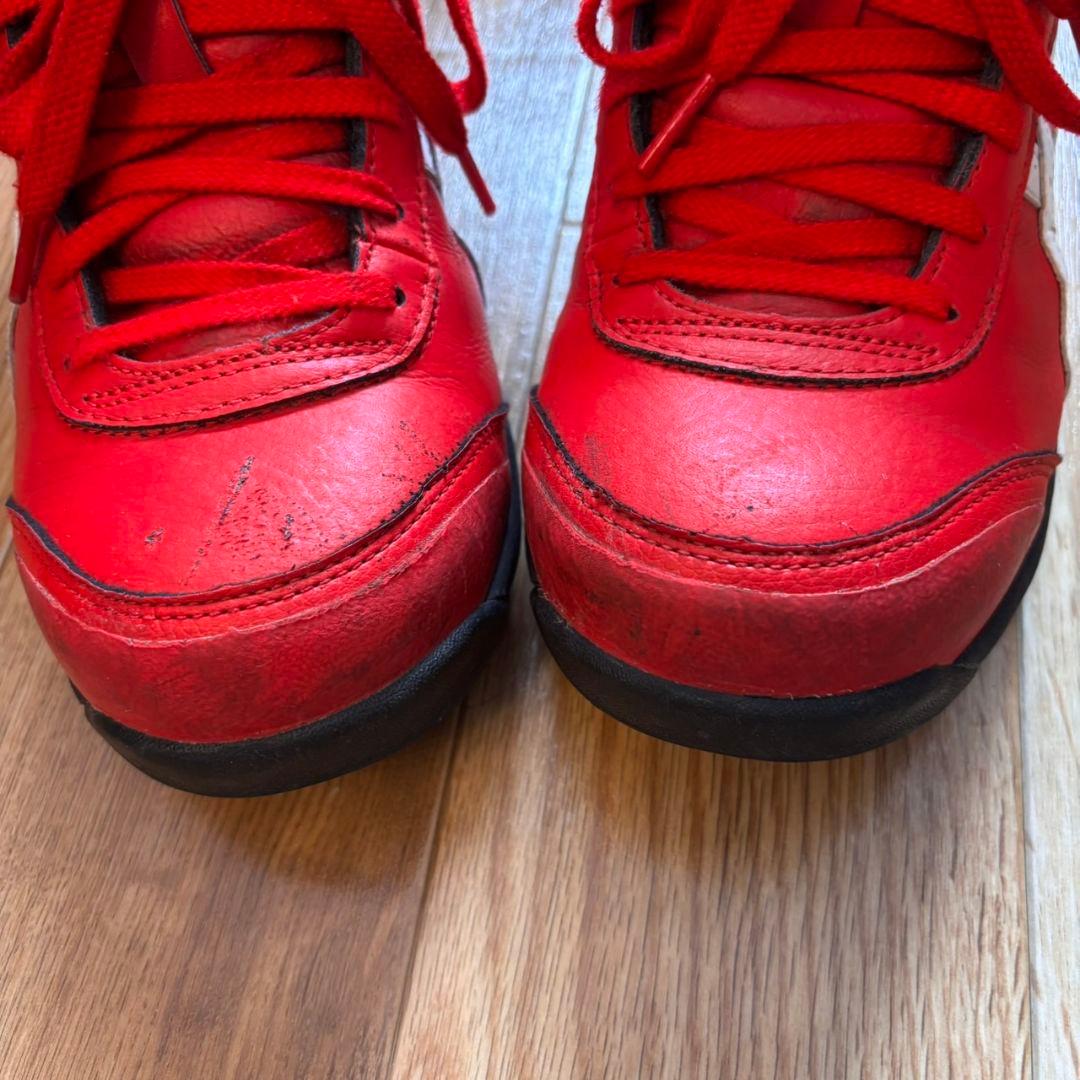 【中古状態良】アシックス 安全靴 ウィンジョブ CP701 レッド×ホワイト